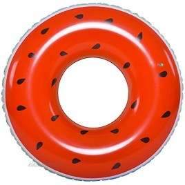 Jilong Watermelon Ring XXL Schwimmring Poolsessel Wassermelone aufblasbar ø110x30cm Schwimmsessel
