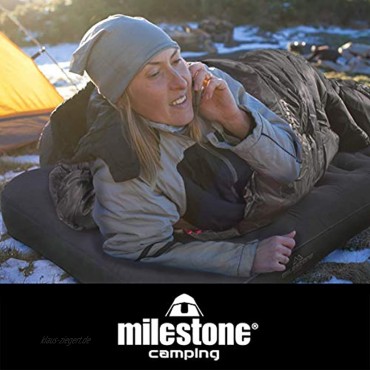 Milestone Camping Luftmatratze für eine Person unisex beflockt 88010