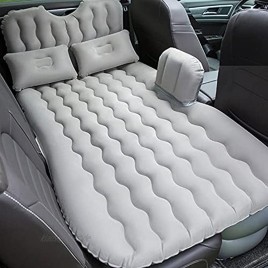 QAZX Auto Matratze Rücksitz Luftmatratze mit Luftpumpe und 2 Zwei Kissen Schlafmatratze für Reise-Camping Platzfest Stabil Und Druckfest Geeignet für Die Meisten Automodelle