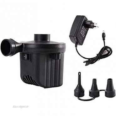 Crazyfly Elektrische Pumpen elektrische Luftpumpe tragbar schnell befüllbar Auto-Adapter Luftpumpe für aufblasbare Pool-Schwimmer aufblasbare Kissen