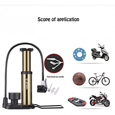 Fußballpumpe Fahrradpumpe Fahrradpumpen für alle Fahrräder Fußpumpe Mountainbike Fahrrad Elektro-Auto Pedalluftdruckmesser Luftpumpe Pumpe