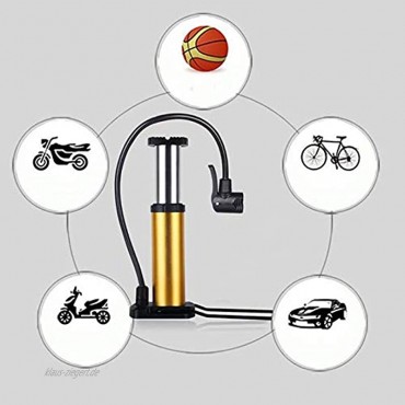 Tragbar Huafeng Fahrradzubehör Minipumpe Fußpumpe tragbarer Mini-Hochdruckboden Inflator Reifen Luftpumpe for elektrisches Fahrrad-Motorrad