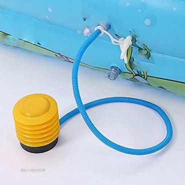 U D Fußpumpe Matratze Camping Inflator Deflator Luftpumpe Balg Fußpumpe für aufblasbare Betten Luftbett Strandball Spielzeug