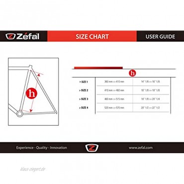 Zefal Unisex– Erwachsene Rahmenpumpe-2701900200 Rahmenpumpe schwarz 46x5x5cm