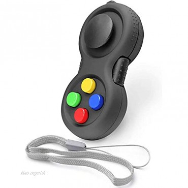 Detrade Fidget Pad Controller Gamepad Zappeln Spielzeug Stressreduzierer Spielzeug Geschenk Retro Controller