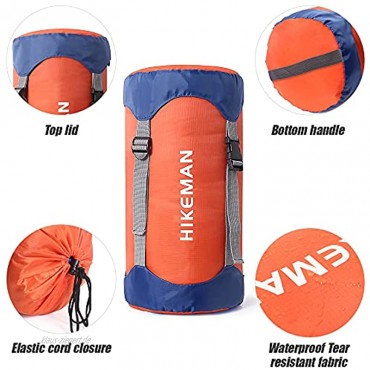 Festnight Kompressionssack Schlafsack Stuff Sack Wasserdichter und ultraleichter Outdoor-Aufbewahrungsbeutel Platzsparende Ausrüstung für Camping Wanderwanderungen