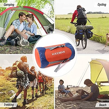 Festnight Kompressionssack Schlafsack Stuff Sack Wasserdichter und ultraleichter Outdoor-Aufbewahrungsbeutel Platzsparende Ausrüstung für Camping Wanderwanderungen