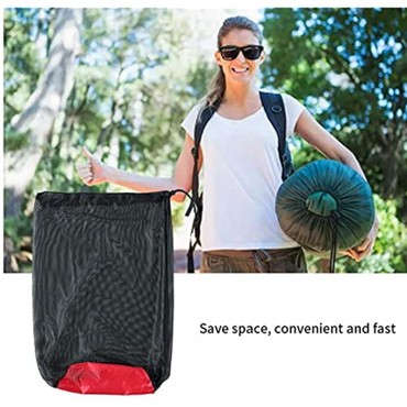 finebrand Kompressionspacksack Tasche Mesh-Kordelzug Lagerung Leichte Schlafsack Für Camping Wandern