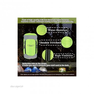 Frelaxy Kompressionssack 40 % mehr Stauraum 11 l 18 l 30 l 45 l Kompressionssack wasserabweisend und ultraleicht platzsparende Ausrüstung für Camping Reisen Rucksackreisen