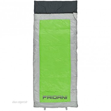 Fridani Kinderschlafsack QG 170 x 70cm Deckenschlafsack +6 °C Grün warm wasserabweisend waschbar