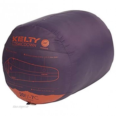 Kelty Cosmic 20 Grad Daunenschlafsack – Lang – Ultraleicht Rucksackreisen Camping Schlafsack mit Stuff Sack
