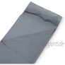 Mivall Schlafsack Inlay Baumwolle »dünn Ultraleicht kleines Packmaß & platzsparend« Kompakter Liner für Reisen [Backpacker] im Sommer