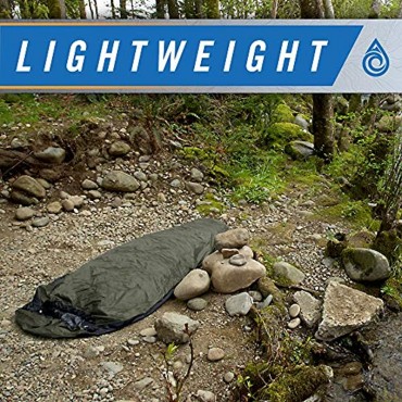 Aqua Quest Mummy Biwaksack 100% wasserdichte Schlafsackhülle Leichter Biwaksack Bivy für Camping Überleben im Freien Bushcraft