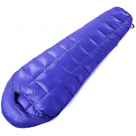 FZYE Mumienschlafsack Hydrophober Gänsedaunenschlafsack Campingschlafsack mit Packsack Ultraleichter Mumienbeutel für Herren und Damen