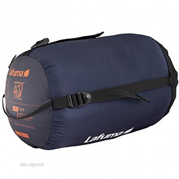 Lafuma Active 0° Schlafsack Unisex mit Kompressionsbeutel Synthetik wasserabweisend Ausrüstung für Camping und Trekking – reißfest