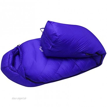 LMR Outdoor Ultraleichter Daunenschlafsack Professionelle Ente runter 1000g Füllung Ultralight Mumienschlafsack für Camping mit Kompression Sack Sleeping Bag-winterschlafsack