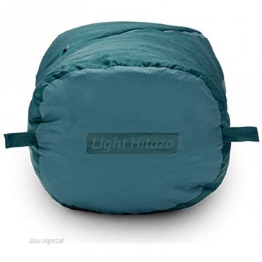 Qeedo Light Hitazo Sommer-Schlafsack kleines Packmaß 19 x 16 cm extrem klein & leicht 670g