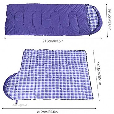 Schlafsack Deckenschlafsäcke Camping Schlafsack Leichte Rechteckige Schlafsäcke Mumienschlafsack ideal für Erwachsene und Jugendliche Bergsteigen Wandern Outdoor und Reisen