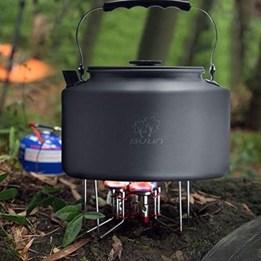 Bulin Campingkessel Ultraleicht Outdoor Wasserkessel Teekanne Kaffeekanne Hochwertiges Aluminium für Zuhause Camping Trekking Hiking Picknick