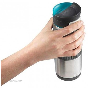 Contigo Thermobecher Transit Autoseal Edelstahl Isolierbecher Kaffebecher to go auslaufsicher spülmaschinenfester Deckel BPA-frei 470 ml