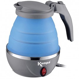 Faltbarer Camping Wasserkocher mit einem Silikonkörper 0,8 Liter nur 1000W • Silikon Tee Kessel Wasserkessel Küche Outdoor 0,8 L