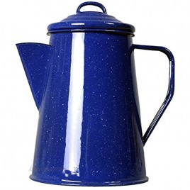 Relags Emaille Kaffeekanne Kanne Blau 1 L