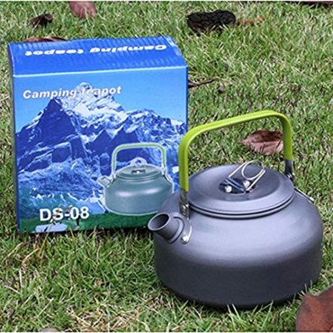 WUCHENG 0,8 l Outdoor Aluminiumlegierung Camping Kessel Kaffeetopf Teekanne Outdoor Portable Tool Kaffeetasse Color : A