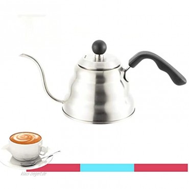 WZHZJ Kaffeetropfentopf 950 ml aus rostfreiem Stahl mit Schwanenhals und großem Fassungsvermögen kompakt rostfrei