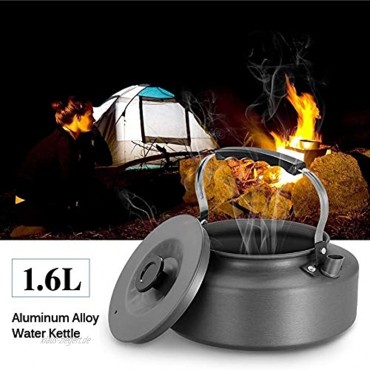 YOBAIH 1.1L tragbare Ultra-Licht Outdoor Wandern Camping Picknick Wasserkocher Teekanne Kaffeekanne Aluminium eloxiert Campingkessel