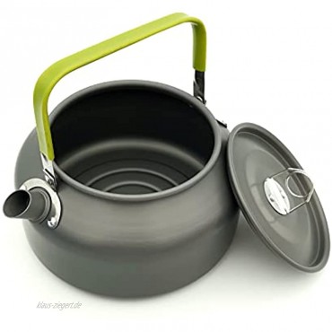 YourBooy Campingkessel Kompakte 1,2 L Leichte Teekanne Aus Eloxiertem Aluminium Zum Kochen Im Freien