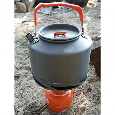 YourBooy Campingkessel Mit Filter Und Faltbarem Griff Schnellheizbare Gas-Teekanne 1,5 L Ultraleichte Outdoor-Wanderkaffeekanne Aus Eloxiertem Aluminium