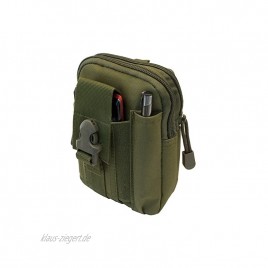 Outdoor Saxx® Taktische Gürtel-Tasche Hüft-Tasche Schutz Transport-Case für Ausrüstung Smartphone Handy GPS-Tracker Messer Oliv-grün