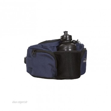 Trespass Vasp Größenverstellbare Hüfttasche 5 Liter Mit Flaschenhalter & Trinkflasche Navy Blue Einheitsgröße