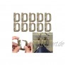 BOOSTEADY 10 Stück vielseitig verwendbar D-Ring Karabiner Grimloc Locking für Molle Gurtband mit Rucksäcke und Taschen