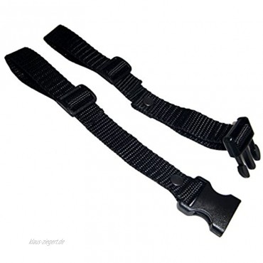 GURTIES® Brustgurt für Schulranzen Schulrucksack Rucksack universal 27 Farben schwarz