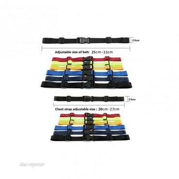 SM SunniMix 2er Pack Rucksack Brustgurt Hochleistungs Verstellbarer Rucksack Brustgurt Brustgurt Mit Schnellverschluss Zum Wandern Und Joggen
