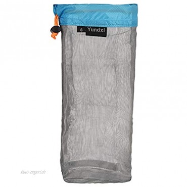 Yundxi Ultra Licht Mesh Zeug Sack Aufbewahrungstasche Packsack Stausack Set für Reise Camping Wassersport
