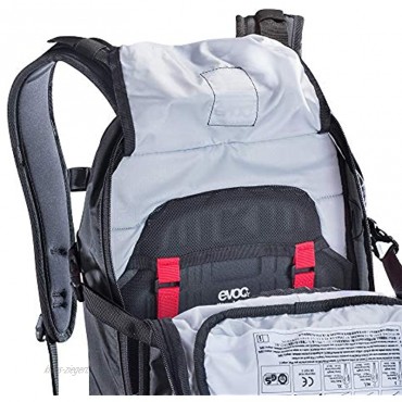 EVOC FR ENDURO BLACKLINE 16L Outdoor Protektor Rucksack Backpack für Bike-Touren & Trails TÜV GS Zertifiziert LITESHIELD BACK PROTECTOR & AIR SYSTEM Technologie