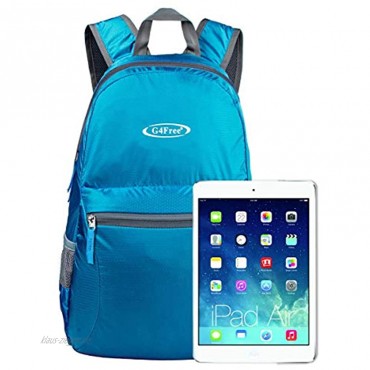 G4Free 20L Faltbarer Rucksack Ultraleicht Rucksack Daypack für Männer Frauen und Kinder für Outdoor Wandern Camping Reisen