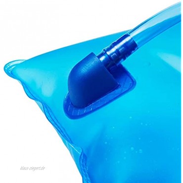 N A Trinkblase 2 Liter Trinkblase Wasserblase mit Schlauch Wasserblase Hydration Bladder Sport Wasser Blasen Ideal für Outdoor-Radfahren,Camping Walking，Blau