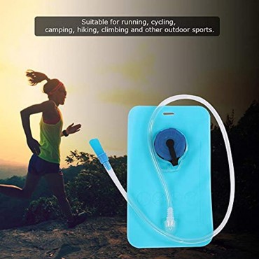 Outbit Trinkblase Beutel Tragbare PVC 1L Faltbare Trinkblase Wasserbeutelflasche für Camping-Wanderungen im Freien