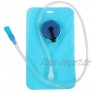 Outbit Trinkblase Beutel Tragbare PVC 1L Faltbare Trinkblase Wasserbeutelflasche für Camping-Wanderungen im Freien