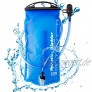 TRIWONDER 2L Trinkblase Wasserblase Trinkbeutel Wasserreservoir Wasserbehälter für Wandern Camping Rucksack Trinksystem