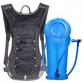 Unigear Trinkrucksack mit 2L Trinkblase Hydrationspack Fahrradrucksack für Joggen Wandern Radfahren Camping und Bergsteig MEHRWEG