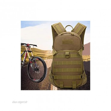 RUI NUO Tactical Backpack Wasserdichter Nylon-Militärrucksack Molle Wanderrucksack für Camping Trekking Outdoor Cycling