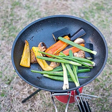 Heitune Outdoor Portable Pan Faltbares Camping Kochgeschirr Antihaft-Pfanne Kochen Braten Camping Picknick Wanderutensilien