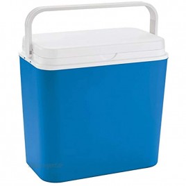 Linder Exlusiv Kühlbox 24 Liter groß Isolierbox blau weiß Made in Europe